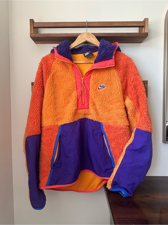 Nike Other - Nike Sportswear Sherpa Fleece Half-Zip Pullover (Style BV3766-886).